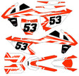 Graphic vinyl decals set for moto KTM SX SXF 125 150 250 350 450 2016-2018  Stickers vinyl kit for motorbike motorcycle without a headlight