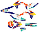 Graphic vinyl decals set for moto KTM SX SXF EX 125 150 250 350 450 for 2011-2012 Stickers vinyl kit for motorbike motorcycle  without a headlight