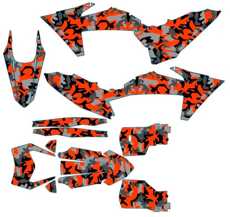 Graphic vinyl decals set for moto KTM Sx  SXF  EX 125 150 250 350 450 for 2024 Stickers vinyl kit for motorbike motorcycle Ktm handmade vinyl