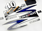 Vinyl graphic decals set suitable for Parsun 40 hp four stroke outboard engine. Vinyl stickers kit for Parsun 40 hp four stroke Handmade