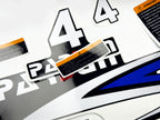 Vinyl graphic decals set suitable for Parsun 4 hp four stroke outboard engine. Vinyl stickers kit for Parsun 4 hp four stroke Handmade