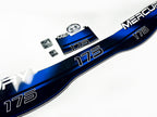 Vinyl blue graphic decals set suitable for Mercury 175 hp two stroke outboard engine. Vinyl stickers kit for Mercury 175 hp Handmade
