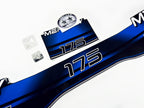 Vinyl blue graphic decals set suitable for Mercury 175 hp two stroke outboard engine. Vinyl stickers kit for Mercury 175 hp Handmade