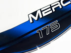 Vinyl blue graphic decals set suitable for Mercury 175 hp two stroke outboard engine. Vinyl stickers kit for Mercury 175 hp Handmade