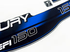 Vinyl blue graphic decals set suitable for Mercury EFI 150 hp two stroke outboard engine. Vinyl stickers kit for Mercury 150 electronic fuel injection  hp Handmade