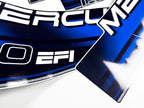 Vinyl blue graphic decals set suitable for Mercury EFI 150 hp two stroke outboard engine. Vinyl stickers kit for Mercury 150 electronic fuel injection  hp Handmade