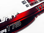 Vinyl red graphic decals set suitable for Mercury 175 hp two stroke EFI outboard engine. Vinyl stickers kit for Mercury 175 hp Handmade
