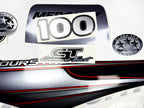 Vinyl graphic silver shimmer decals set suitable for Mercury 100 hp four stroke outboard engine. Vinyl silver shimmer stickers kit for Mercury 100 hp four stroke Handmade