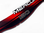 Vinyl graphic decals set suitable for Mercury 150 hp two stroke outboard engine. Vinyl stickers kit for Mercury 150 hp Handmade