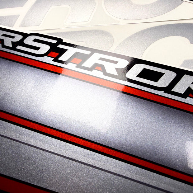 Vinyl graphic silver shimmer decals set suitable for Mercury 100 hp four stroke outboard engine. Vinyl silver shimmer stickers kit for Mercury 100 hp four stroke Handmade
