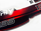 Vinyl graphic decals set suitable for Mercury 135 hp two stroke outboard engine. Vinyl stickers kit for Mercury 135 hp Handmade