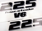Vinyl black with clear film decals set suitable for Yamaha 225 hp four stroke outboard engine for white cover. Vinyl stickers kit for Yamaha 225 hp four stroke Handmade