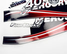 Vinyl graphic decals set suitable for Mercury 40 hp four stroke outboard engine. Vinyl stickers kit for Mercury 40 hp Handmade