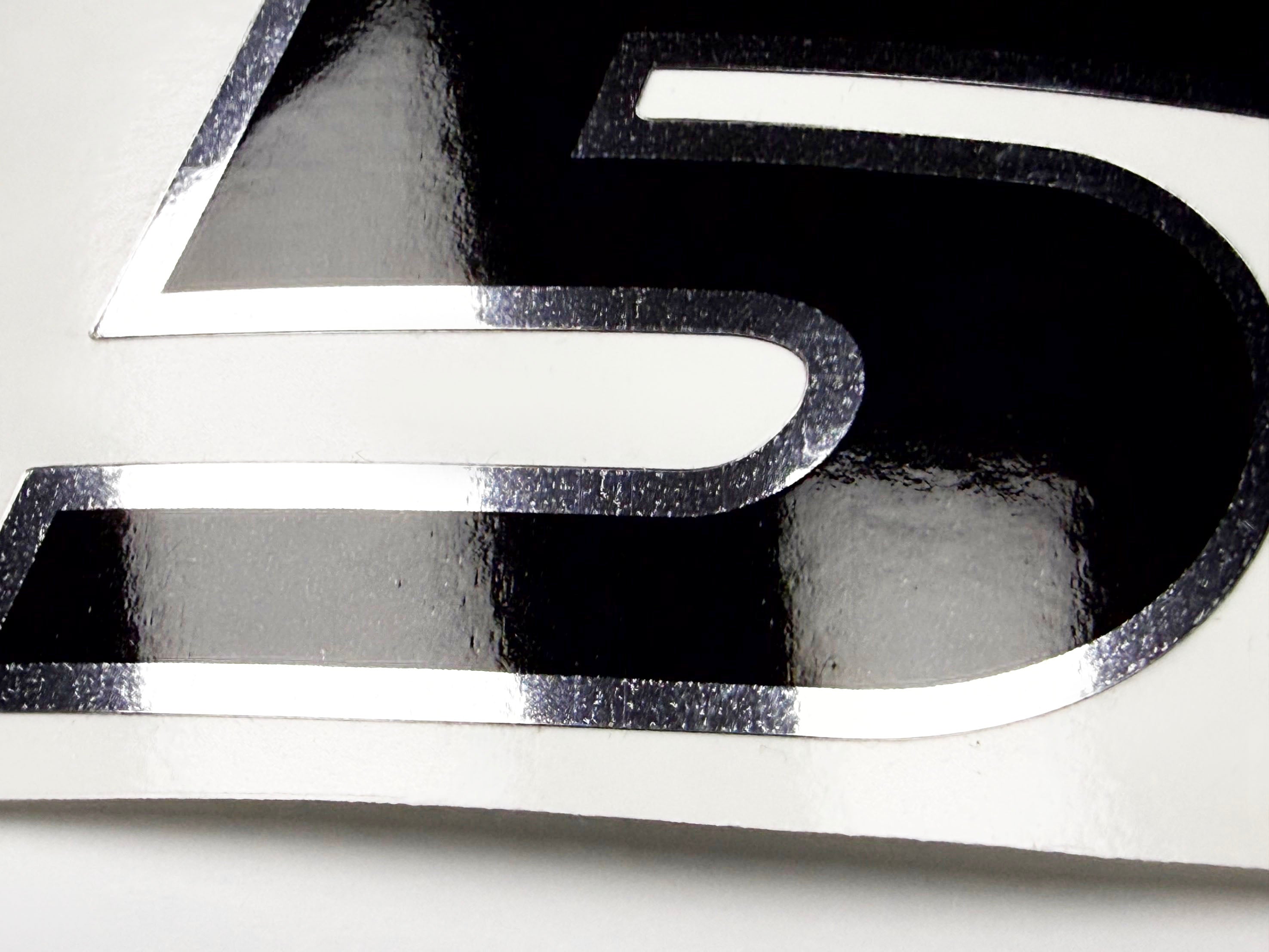 Vinyl graphic decal number 