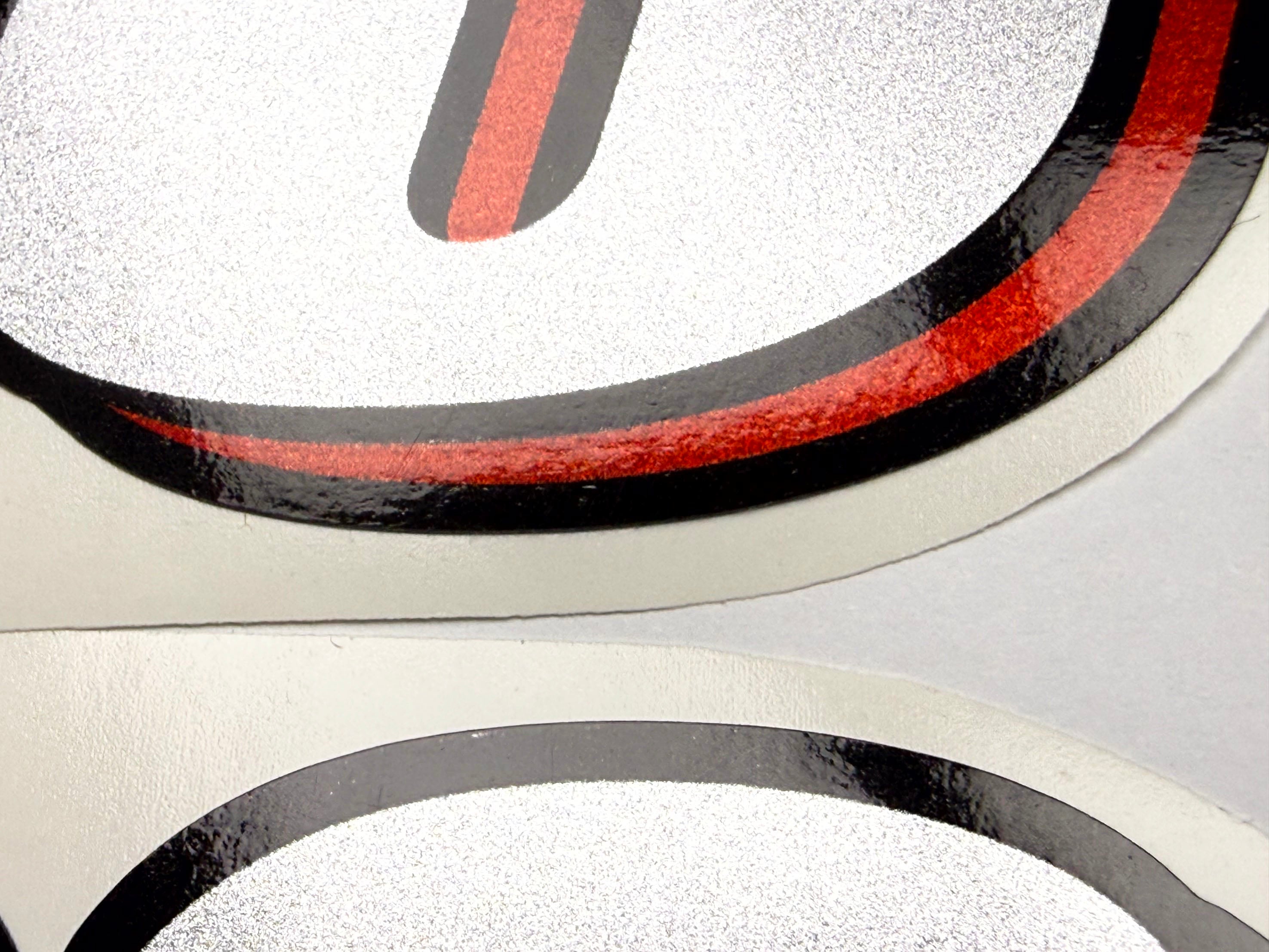 Vinyl graphic red silver shimmer decal numder suitable for Suzuki 90 hp four stroke outboard engine. Vinyl sticker number for suzuki 90 hp four stroke Handmade