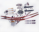 Vinyl graphic decals set suitable for Evinrude 40 hp two stroke outboard engine for blue cover cowling . Vinyl stickers kit for Ewinrude 40 hp two stroke Handmade