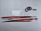Vinyl graphic red decals set suitable for Yamaha 90 hp two stroke outboard engine. Vinyl stickers kit for yamaha 90 hp two stroke Handmade (Copy)