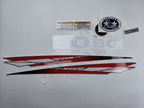 Vinyl graphic red decals set suitable for Yamaha 80 hp two stroke outboard engine. Vinyl stickers kit for Yamaha 80 hp two stroke Handmade