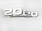Vinyl graphic metalized silver shimmer decal number for Yamaha 20 hp four stroke outboard engine. Vinyl sticke numbers kit for yamaha 20 hp four stroke Handmade