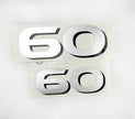 Vinyl graphic decals set numbers 