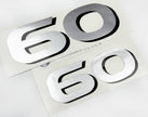 Vinyl graphic decals set numbers 