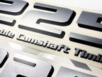 Vinyl silver shimmer decals set suitable for Yamaha 225 hp four stroke outboard engine. Vinyl stickers kit for Yamaha 225 hp Handmade