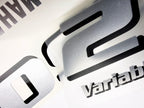 Vinyl silver shimmer decals set suitable for Yamaha 225 hp four stroke outboard engine. Vinyl stickers kit for Yamaha 225 hp Handmade