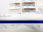Vinyl decals set suitable for Yamaha 250 hp four stroke outboard engine. Vinyl stickers kit for Yamaha 250 hp Handmade