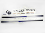 Vinyl decals set suitable for Yamaha 200 hp four stroke  outboard engine. Vinyl stickers kit for Yamaha 200 hp Handmade