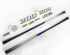 Vinyl decals set suitable for Yamaha 200 hp four stroke  outboard engine. Vinyl stickers kit for Yamaha 200 hp Handmade
