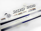 Vinyl decals set suitable for Yamaha 200 hp four stroke  outboard engine. Vinyl stickers kit for Yamaha 200 hp Handmade