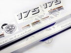 Vinyl decals set suitable for Yamaha 175 hp four stroke  outboard engine. Vinyl stickers kit for Yamaha 175 hp Handmade