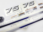 Vinyl decals set suitable for Yamaha 75 hp four stroke  outboard engine. Vinyl stickers kit for Yamaha 75 hp Handmade