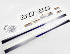 Vinyl decals set suitable for Yamaha 80 hp four stroke  outboard engine. Vinyl stickers kit for Yamaha 80 hp Handmade