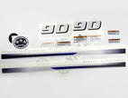 Vinyl decals set suitable for Yamaha 90 hp four stroke  outboard engine. Vinyl stickers kit for Yamaha 90 hp Handmade