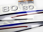 Vinyl decals set suitable for Yamaha 80 hp two stroke outboard engine. Vinyl stickers kit for Yamaha 80 hp two stroke Handmade