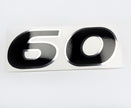 Vinyl graphic decal number 