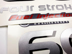 Vinyl graphic decals set numbers 