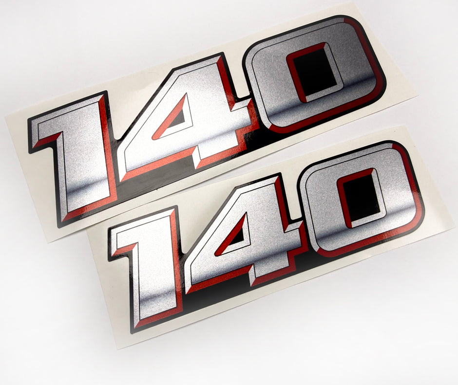 Vinyl graphic silver metalized shimmer decals set suitable for Suzuki 140 hp four stroke outboard engine. Vinyl stickers kit for suzuki 140 hp four stroke Handmade
