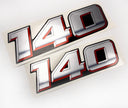 Vinyl graphic silver metalized shimmer decals set suitable for Suzuki 140 hp four stroke outboard engine. Vinyl stickers kit for suzuki 140 hp four stroke Handmade