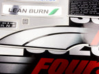Vinyl graphic silver shimmer decals set suitable for Suzuki 4 hp four stroke outboard engine. Vinyl stickers kit for suzuki 4 hp four stroke Handmade