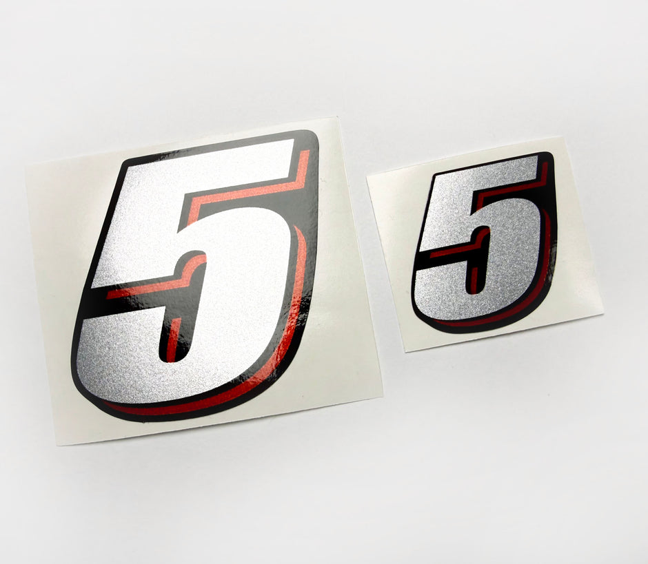 Vinyl graphic silver shimmer decals set suitable for Suzuki 5 hp four stroke outboard engine. Vinyl stickers kit for suzuki 5 hp four stroke Handmade