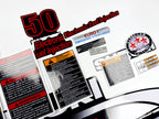 Vinyl graphic decals set suitable for Suzuki 50 hp four stroke outboard engine. Vinyl stickers kit for suzuki 50 hp four stroke Handmade