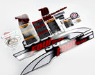 Vinyl graphic decals set suitable for Suzuki 70 hp four stroke outboard engine. Vinyl stickers kit for suzuki 70 hp four stroke Handmade