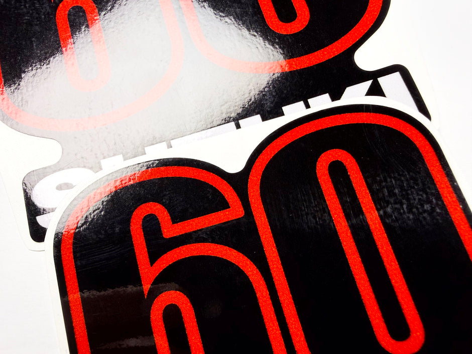 Vinyl graphic decals set suitable for Suzuki 60 hp four stroke outboard engine. Vinyl stickers kit for suzuki 60 hp four stroke Handmade