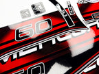 Vinyl graphic decals set suitable for Mercury 60 hp two stroke outboard engine. Vinyl stickers kit for Mercury 60 hp Handmade