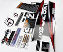 Vinyl graphic decals set suitable for Suzuki 5 hp four stroke outboard engine. Vinyl stickers kit for Suzuki 5 hp four stroke Handmade