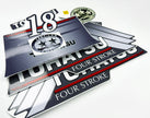 Vinyl graphic grey color decals set suitable for Tohatsu 18 hp four stroke outboard engine. Vinyl stickers kit for Tohatsu 18 hp four stroke Handmade