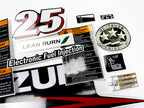 Vinyl graphic decals set suitable for Suzuki 25 hp four stroke outboard engine. Vinyl stickers kit for Suzuki 25 hp four stroke Handmade