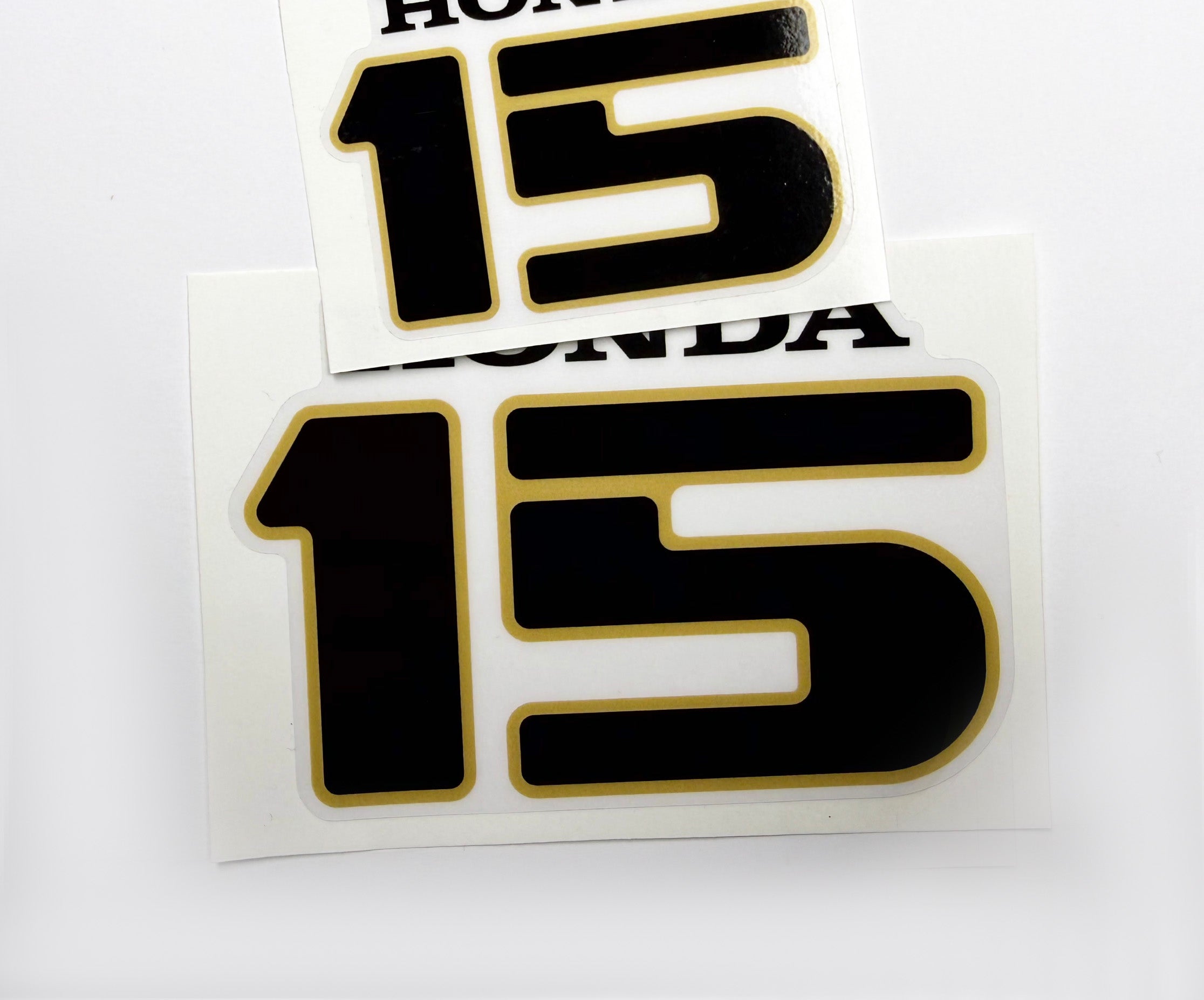 Vinyl graphic decal for Honda 15 four stroke outboard engine.Vinyl graphic sticker Number 15 number 15 separately for H 15 four stroke